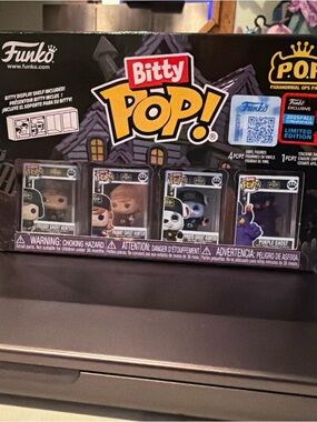 Funko Bitty Pop! Paranormal Ops 4-Pack - Black, Yellow, Purple